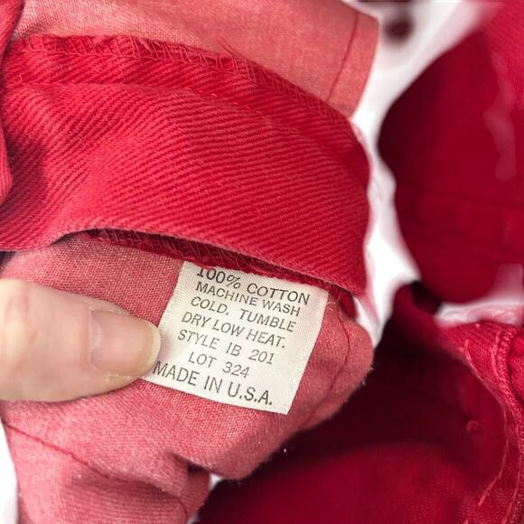 Ivy Brown Red Vintage Jeans Mom Jeans Hi Rise Tapered size 8 - Picture 2 of 9